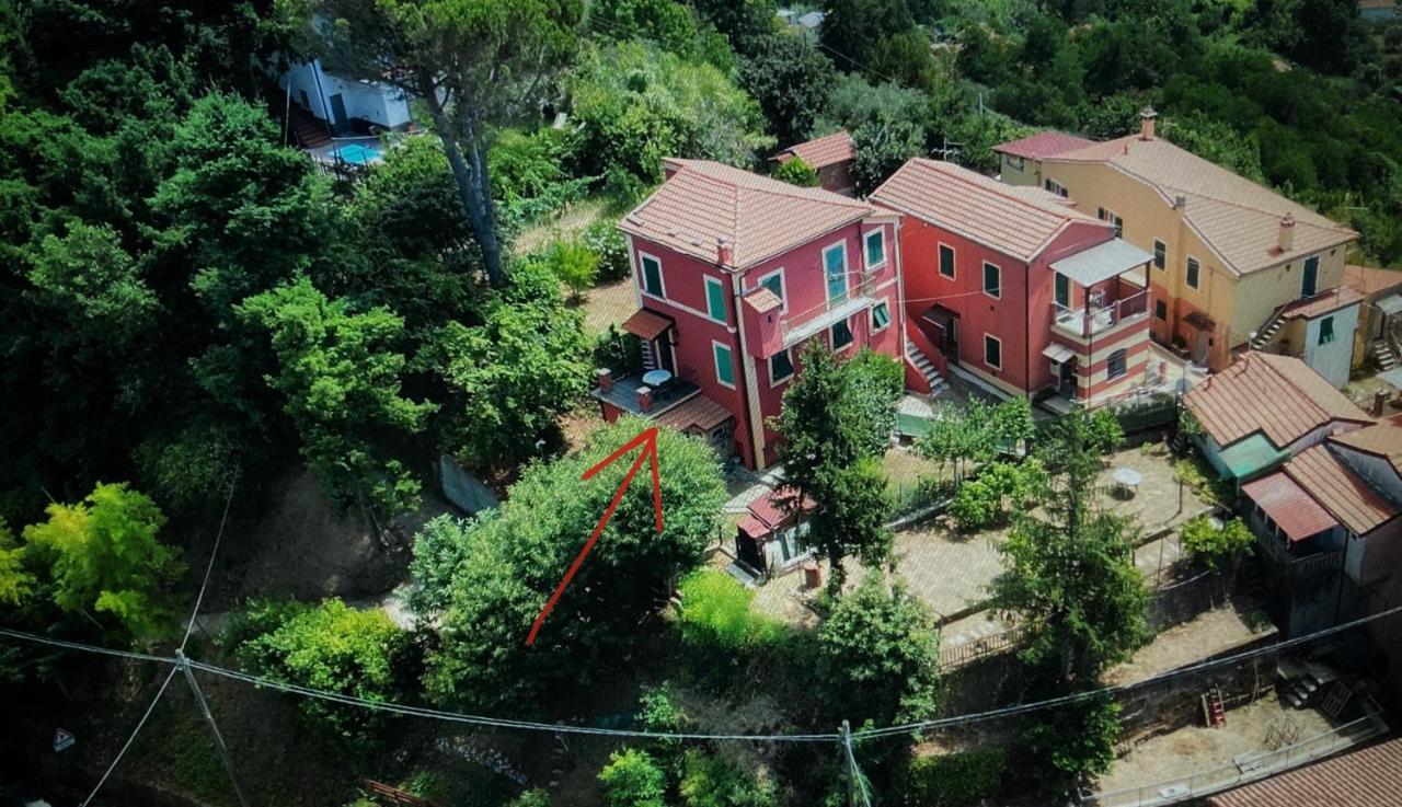 La Casa Rossa Arcola Con Vista Βίλα Εξωτερικό φωτογραφία