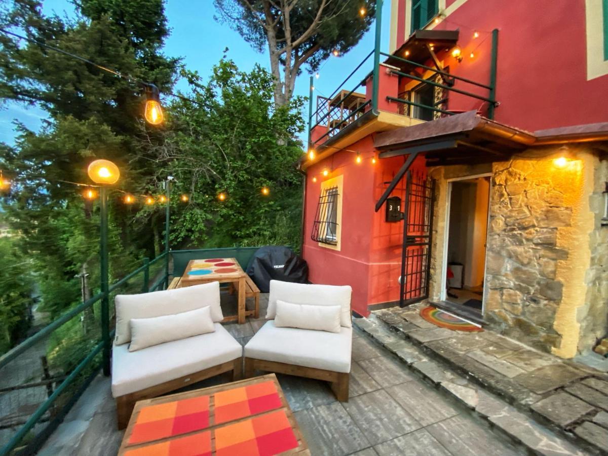 La Casa Rossa Arcola Con Vista Βίλα Εξωτερικό φωτογραφία